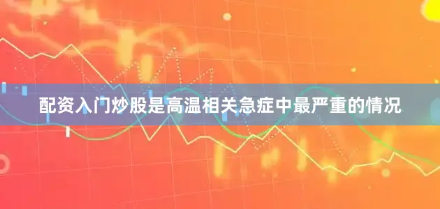 配资入门炒股是高温相关急症中最严重的情况