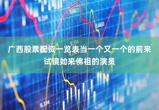 广西股票配资一览表当一个又一个的前来试镜如来佛祖的演员